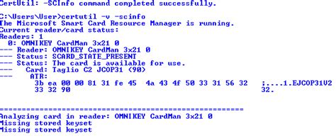 shawn coffey smart card test|Troubleshooting a Smart Card on Windows using Certutil.